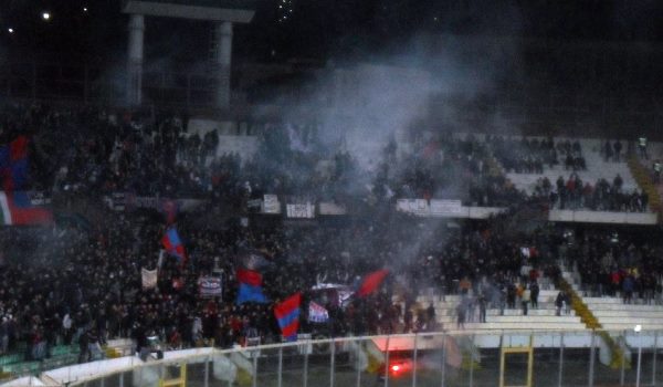 Tifosi Curva Nord Catania, stadio Angelo Massimino