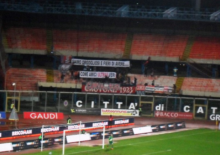Catania vs Crotone, tifosi