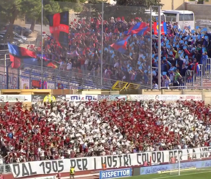 Tifosi Catania e Trapani