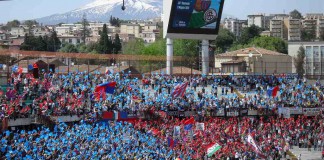 Catania vs Livorno, Curva Nord