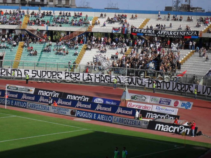 Catania vs Ischia, Curva Sud