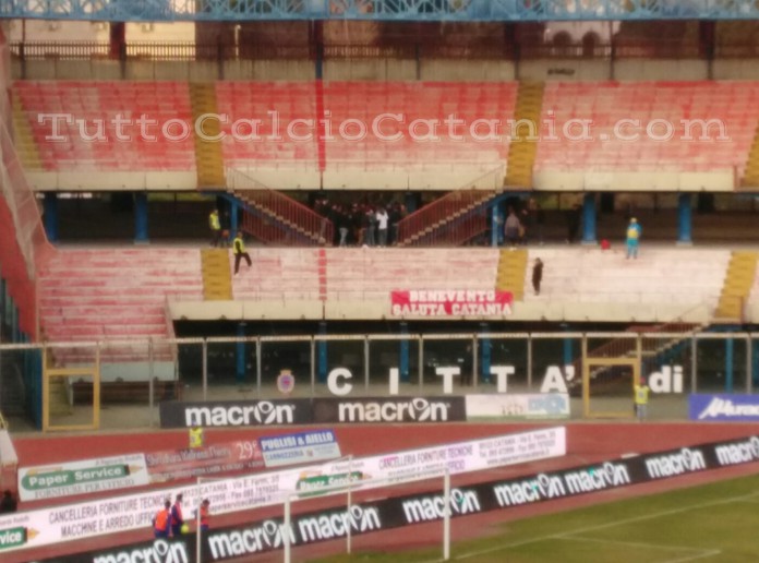 Striscione tifosi Benevento