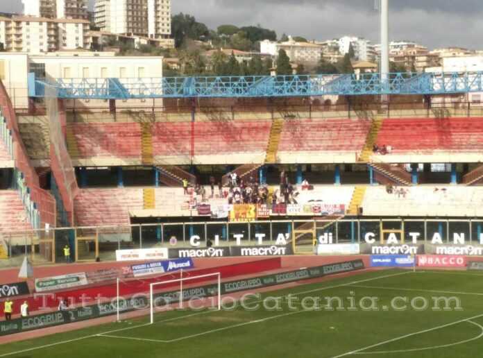 Catania vs Casertana, Settore Ospiti