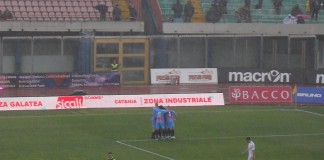 Catania vs Juve Stabia, Bombagi festeggiato