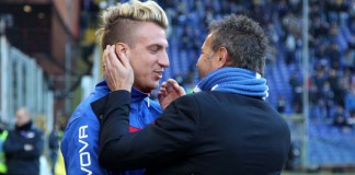 Maxi Lopez e Sinisa Mihajlovic