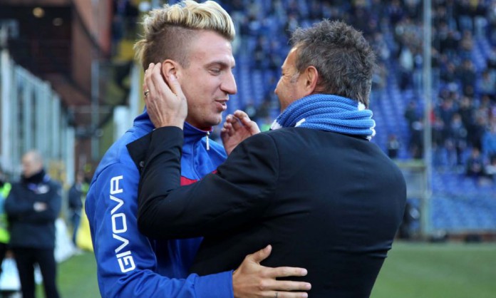 Maxi Lopez e Sinisa Mihajlovic