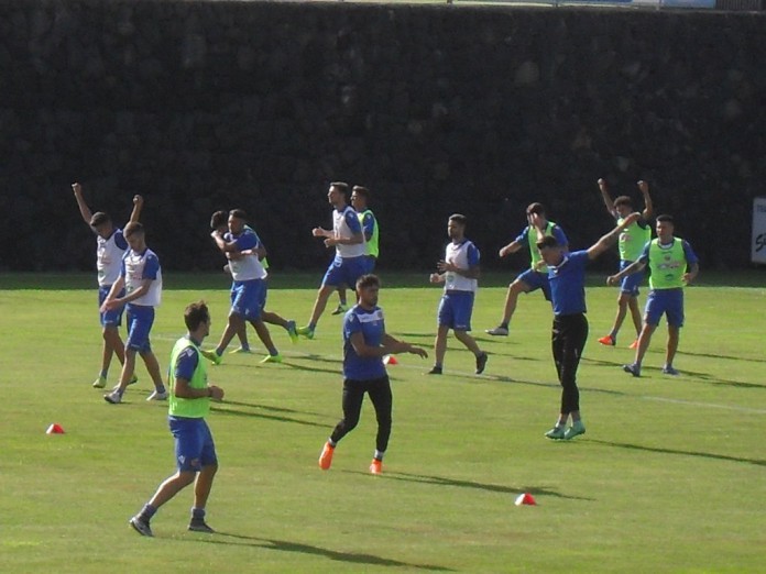 Catania allenamento a Torre del Grifo