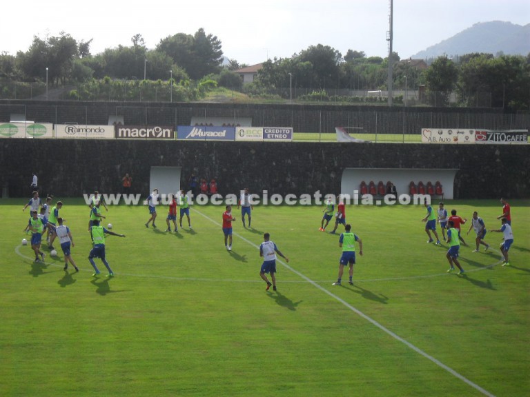 Allenamenti Catania ritiro