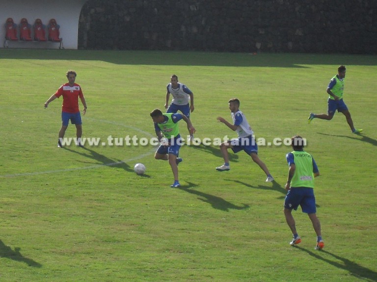 Allenamenti Catania ritiro