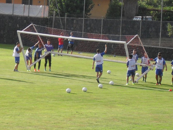 Catania allenamento a Torre del Grifo