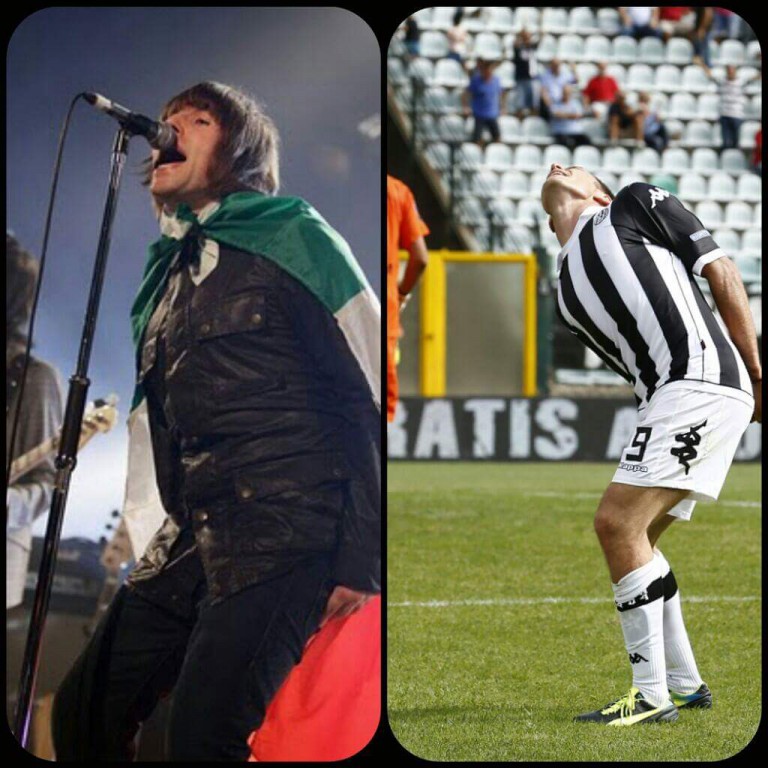 Liam Gallagher e Michele Paolucci