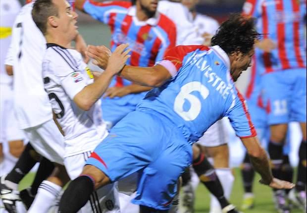 Silvestre in azione, Catania vs Cesena