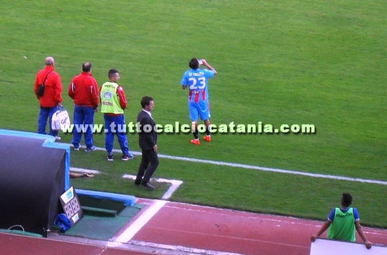 Di Grazia e Rigoli durante Catania - Messina