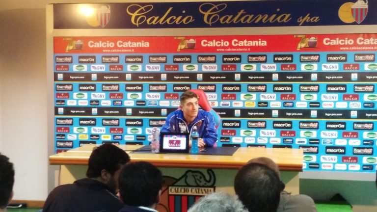 MAZZARANI: “La maglia del Catania pesa, dobbiamo essere più veloci di gamba e testa”