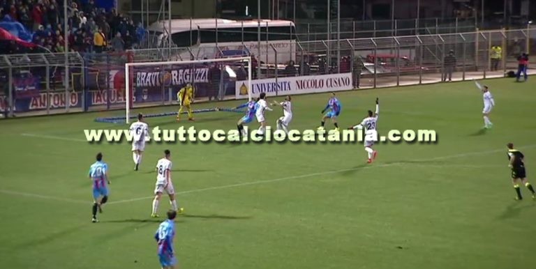 Catania, Mazzarani evita il ko. Serviva più cattiveria ma il pari non è da buttare