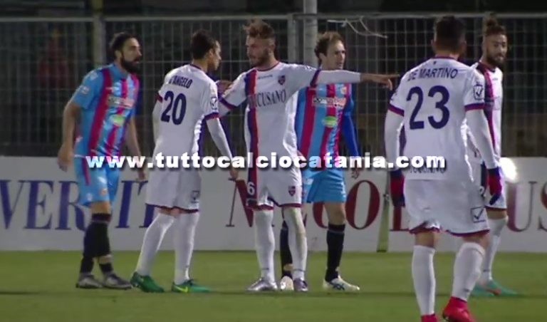 FONDI 1 – 0 CATANIA (fine primo tempo): tabellino partita e statistiche