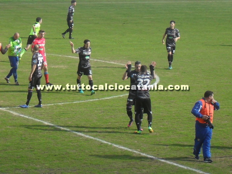 AKRAGAS 0-1 CATANIA (fine primo tempo): il tabellino ed i numeri della partita