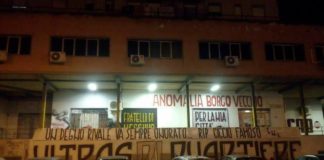 Striscione per Ciccio Famoso