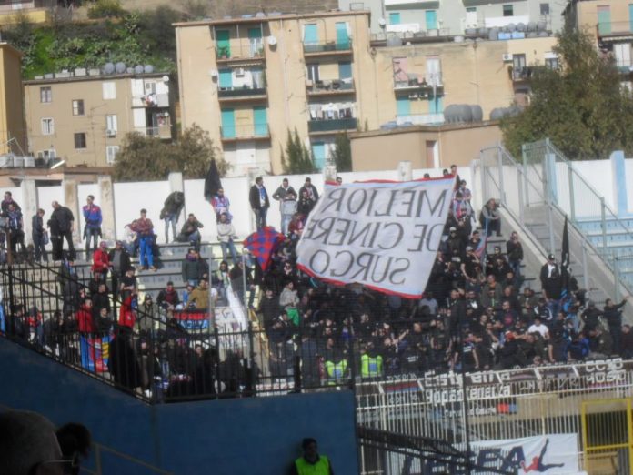 Catania, tifosi all'Esseneto