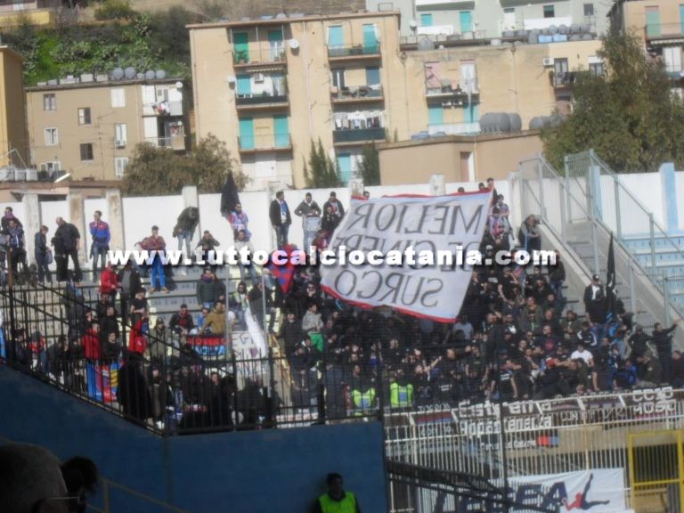 Catania, tifosi all'Esseneto