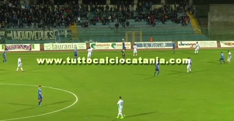 CATANIA: errori fatali e notte fonda a Pagani, terzo ko consecutivo