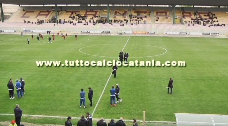 CATANZARO – CATANIA: anticipato il fischio d’inizio