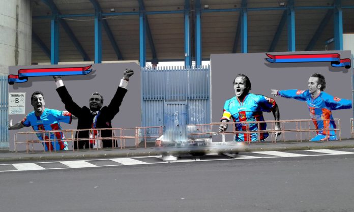 Murale stadio 