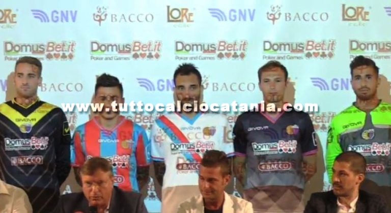 Presentazione maglie Catania