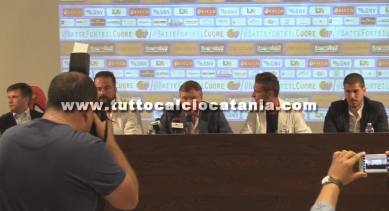 CATANIA: presentati gli sponsor di riferimento. Le parole di Lo Monaco, Di Paola, Luca, Ramoino e Lo Re