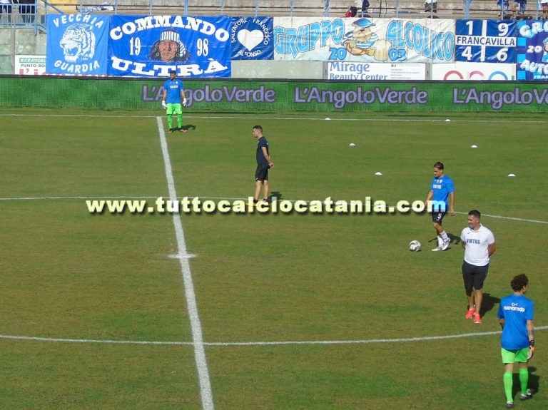 VIRTUS FRANCAVILLA 0-3 CATANIA: il tabellino ed i numeri dell’incontro in tempo reale