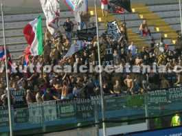 Tifosi del Catania a Brindisi