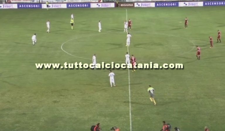 FINE PRIMO TEMPO: il Catania domina ma è solo 1-1. Curiale risponde a Bianchimano, super Cucchietti in porta