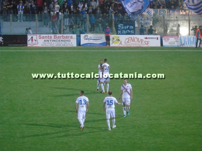 SIRACUSA 0-1 CATANIA: il tabellino ed i numeri dell’incontro in tempo reale
