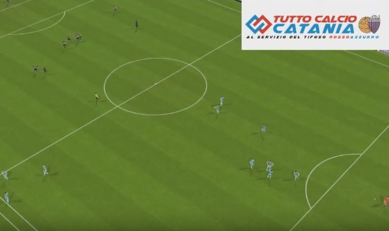 CATANIA – SICULA LEONZIO (Video): simulazione partita, azioni salienti