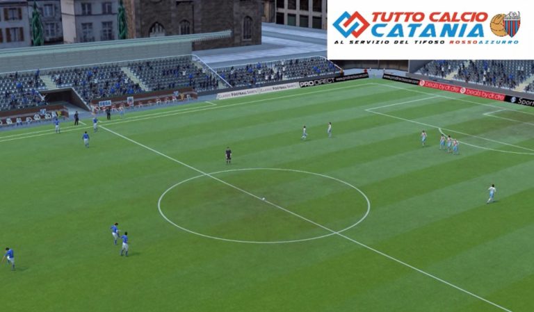 SIRACUSA – CATANIA (video): simulazione partita, azioni salienti