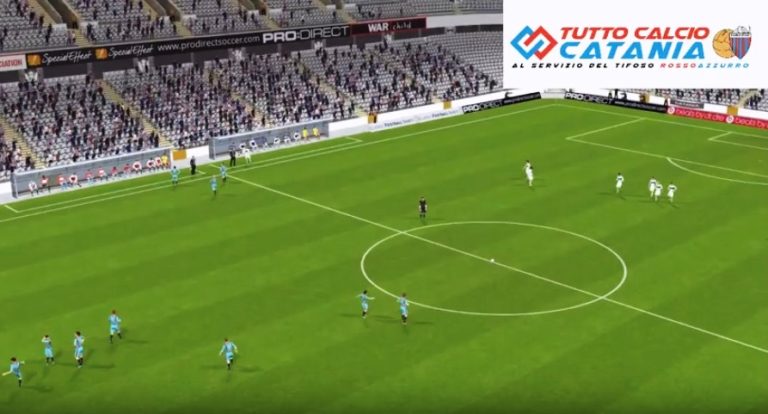 CATANIA – BISCEGLIE (Video): simulazione partita, azioni salienti