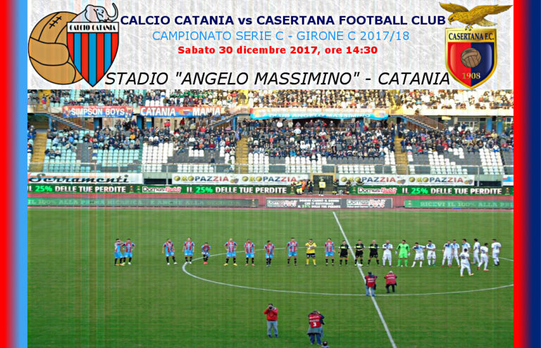LIVE “MASSIMINO”: Catania 1-2 Casertana (fine partita), statistiche e tabellino partita