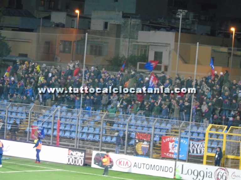 Trapani Catania tifosi ospiti