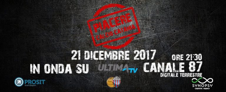 PIACERE CALCIO CATANIA: in onda ogni giovedì, dal 21 dicembre