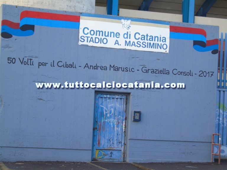 MURALE STADIO “ANGELO MASSIMINO”: foto e video dell’opera