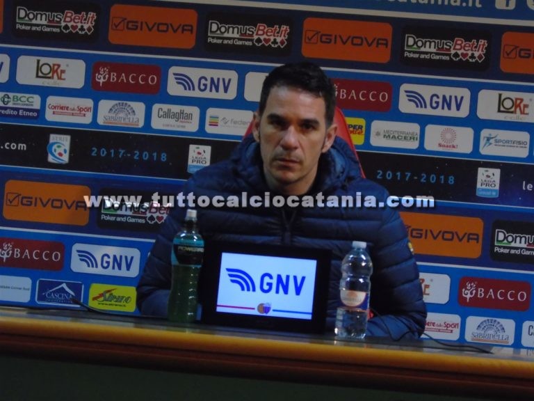 D’AGOSTINO (all. Virtus Francavilla): “Messo fortemente in apprensione il Catania. E’ stata una bella gara”