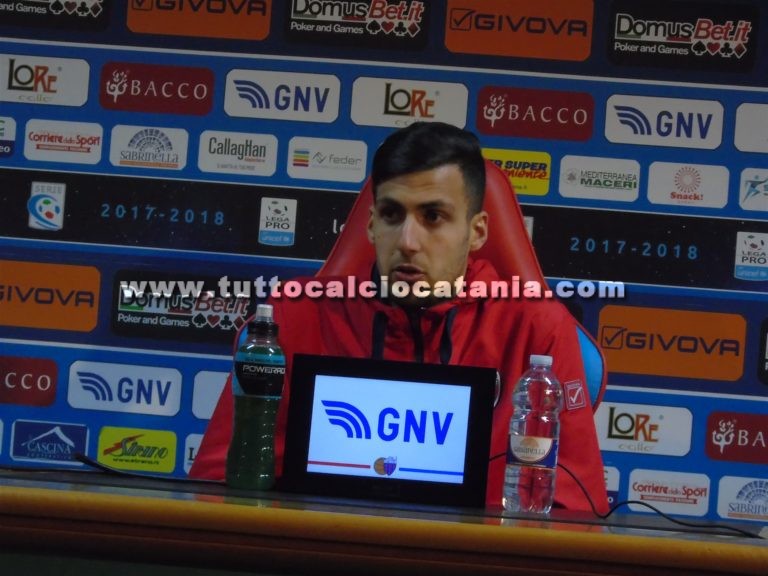 FORNITO: “Carattere operaio, vittoria non facile. Catania gruppo fantastico e società importante”