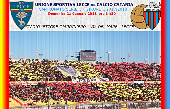 Copertina Lecce vs Catania