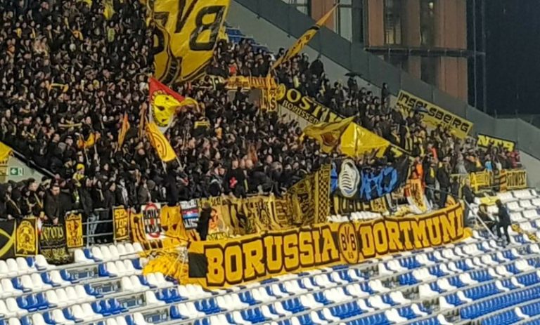 ATALANTA – BORUSSIA DORTMUND (Europa League): gruppo ultras Catania presente