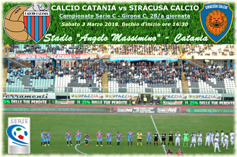 LIVE “MASSIMINO”: Catania 1-0 Siracusa, statistiche e tabellino