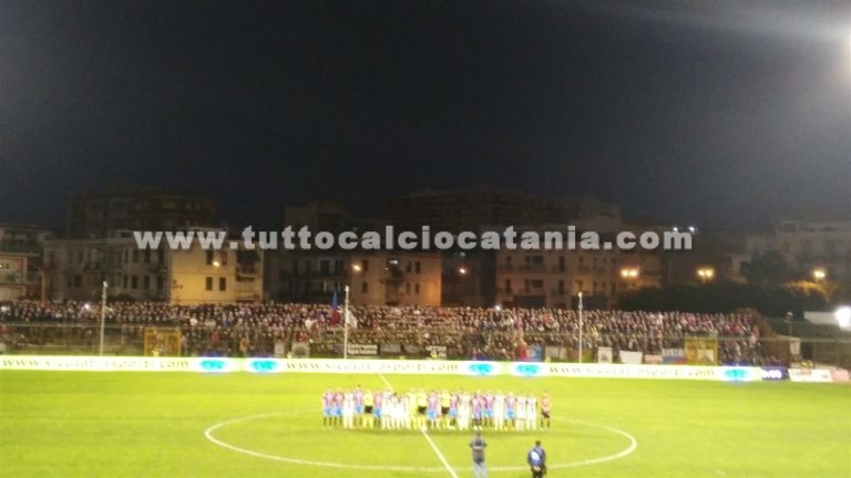 SICULA LEONZIO – CATANIA: in campo nel ricordo di Astori e Bicchierai