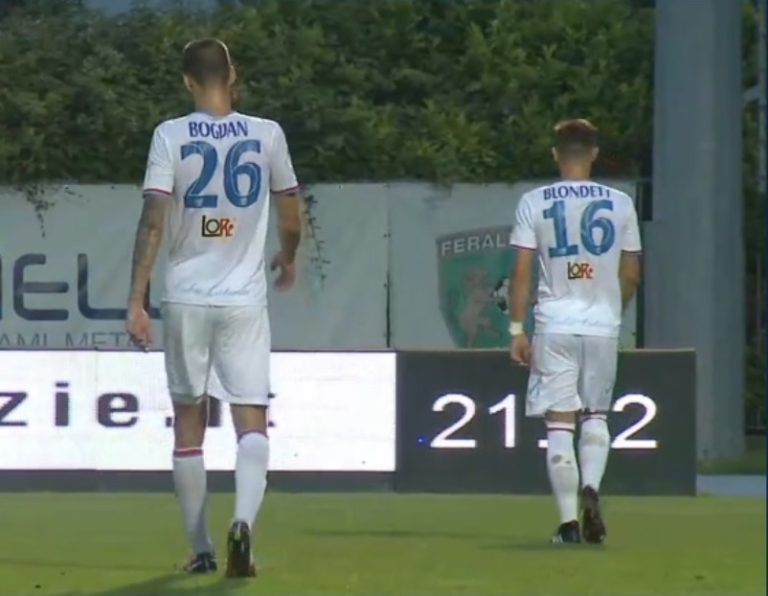FERALPISALO’ – CATANIA: voti rossoazzurri. La difesa concede poco, Mazzarani e Ripa fanno la differenza