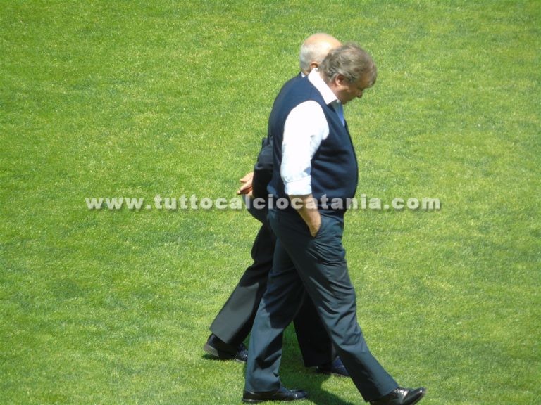 CATANIA – RENDE (foto): riscaldamento pre-gara