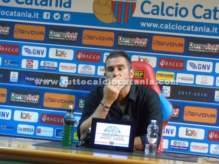 LUCARELLI: “Fatico a parlare. Stagione maledetta. Nessuna rivoluzione per ripartire. Se andassi via parlando male di Catania, sputatemi in faccia”