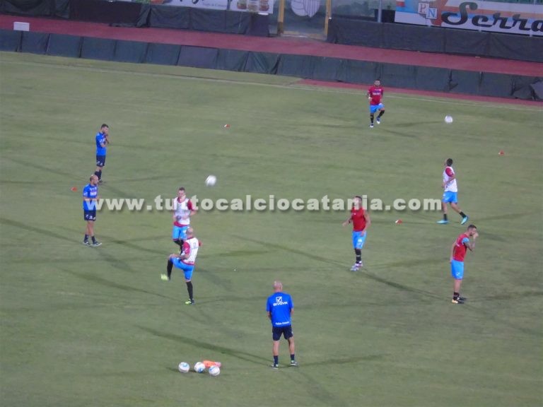 CATANIA – REGGINA (foto): pre-partita, immagini dalla Tribuna Stampa